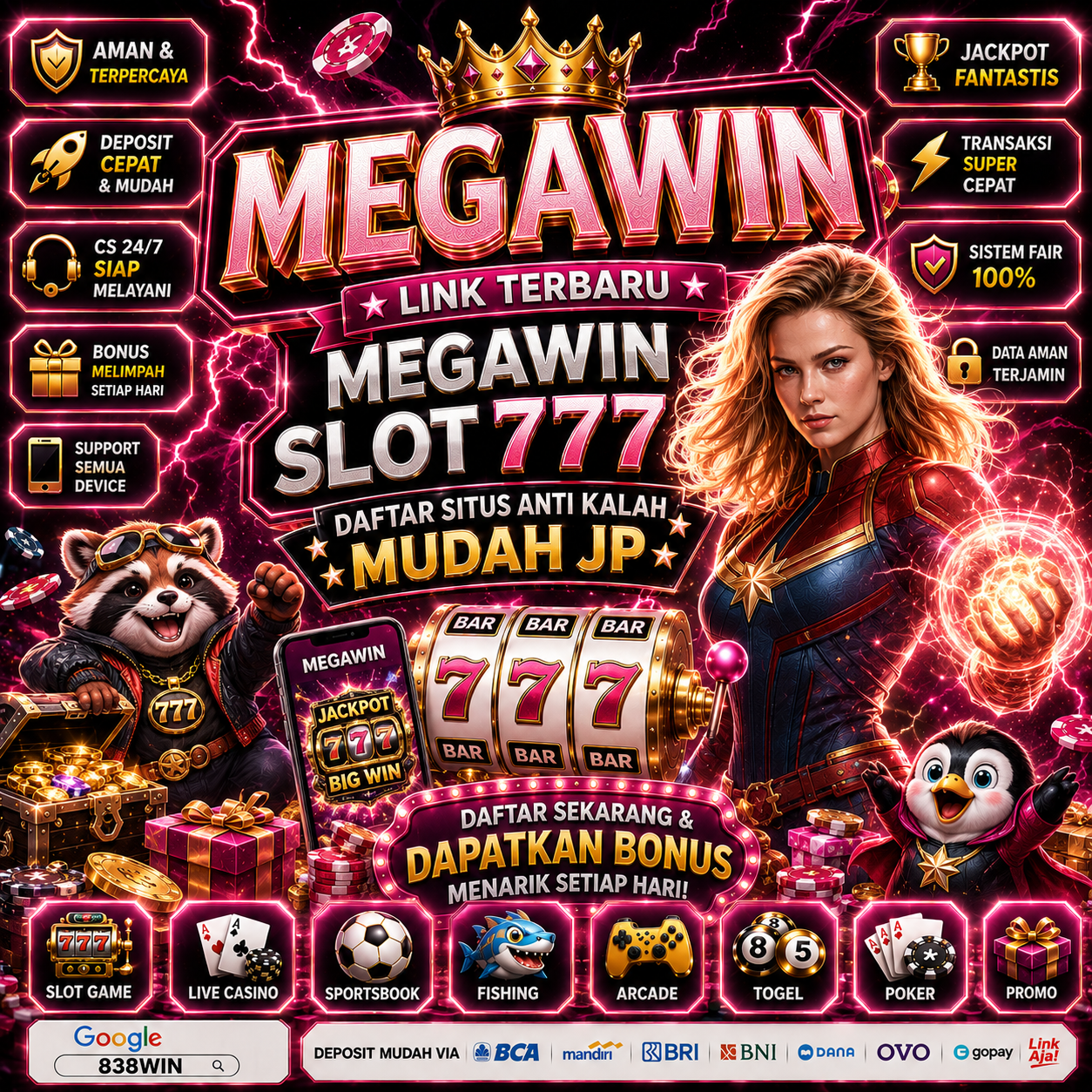 MEGAWIN ‡ Link Jan Megawin Slot 777 Terbaru & Situs Anti Kalah Mudah Jp